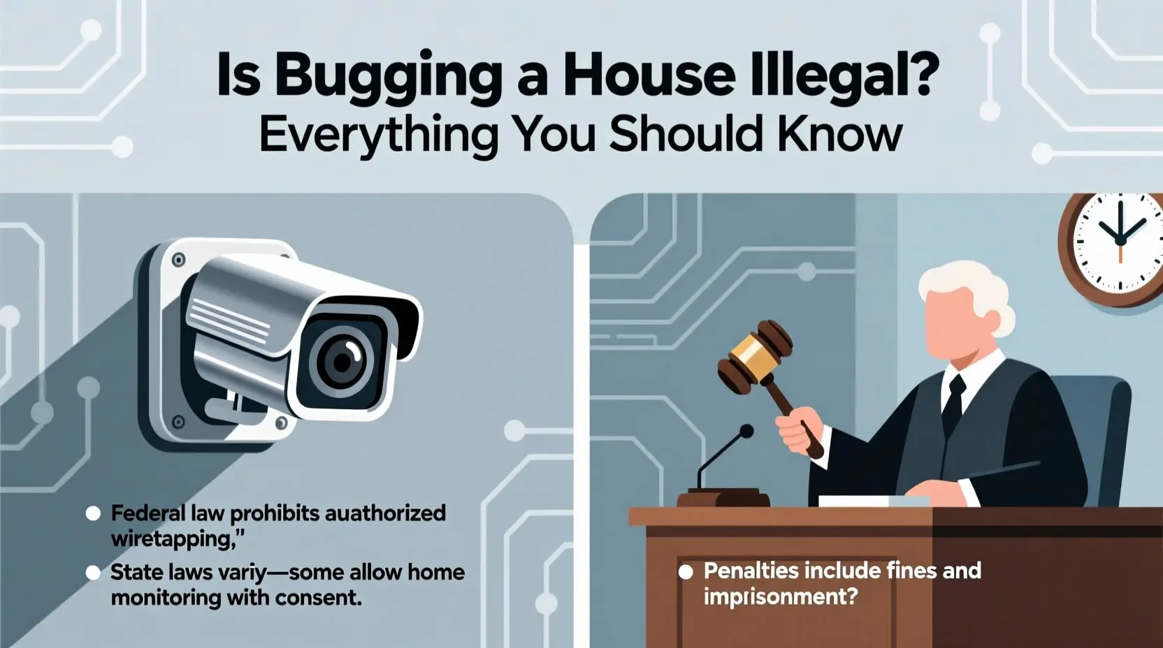 Is Bugging a House Illegal? Everything You Should Know
