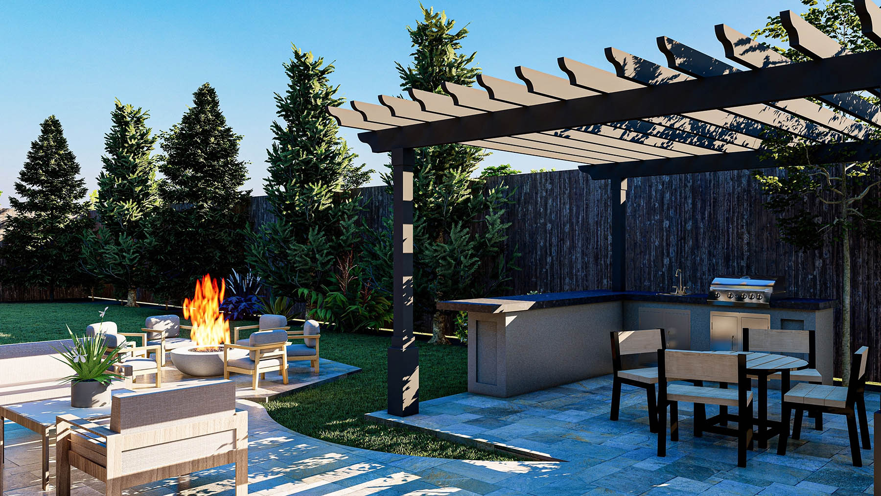 What Elements Can Make Outdoor Living Spaces Aesthetically Pleasing?