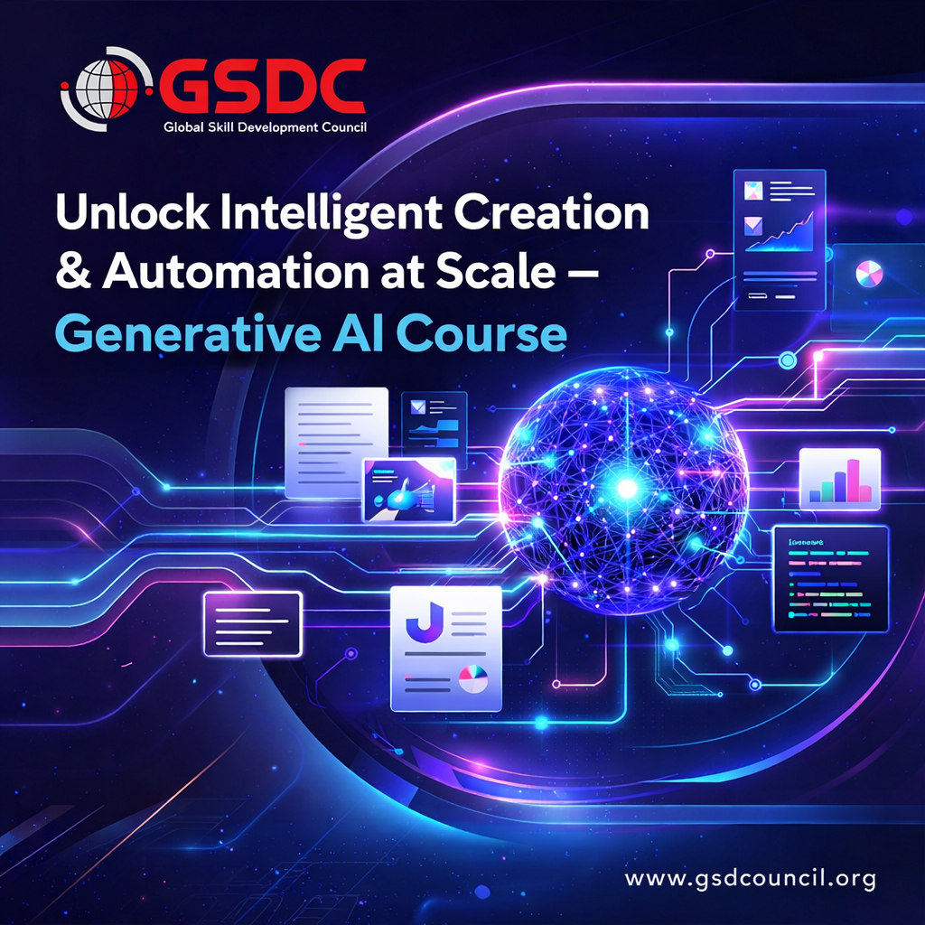 Unlock Intelligent Creation & Automation at Scale – Generative AI Course