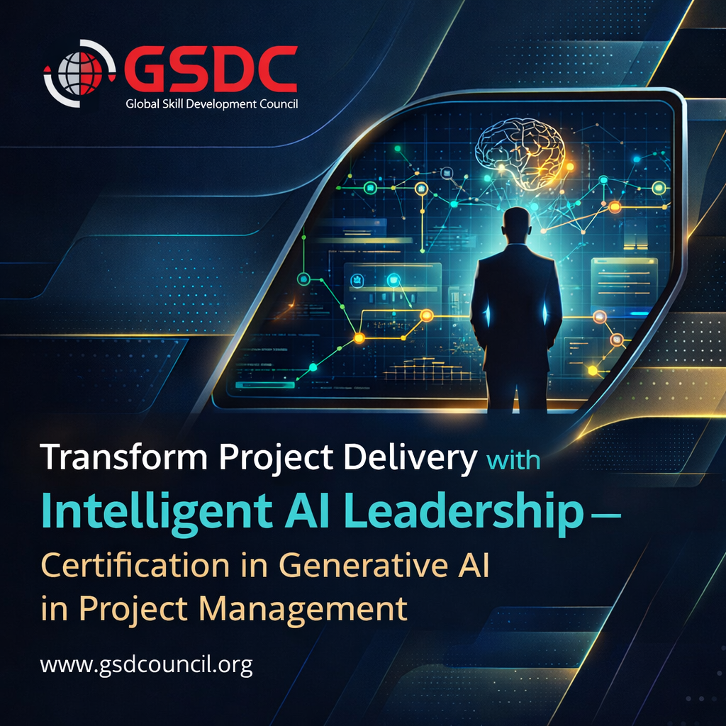Transform Project Delivery with Intelligent AI Leadership – Certification in Generative AI in Project Management