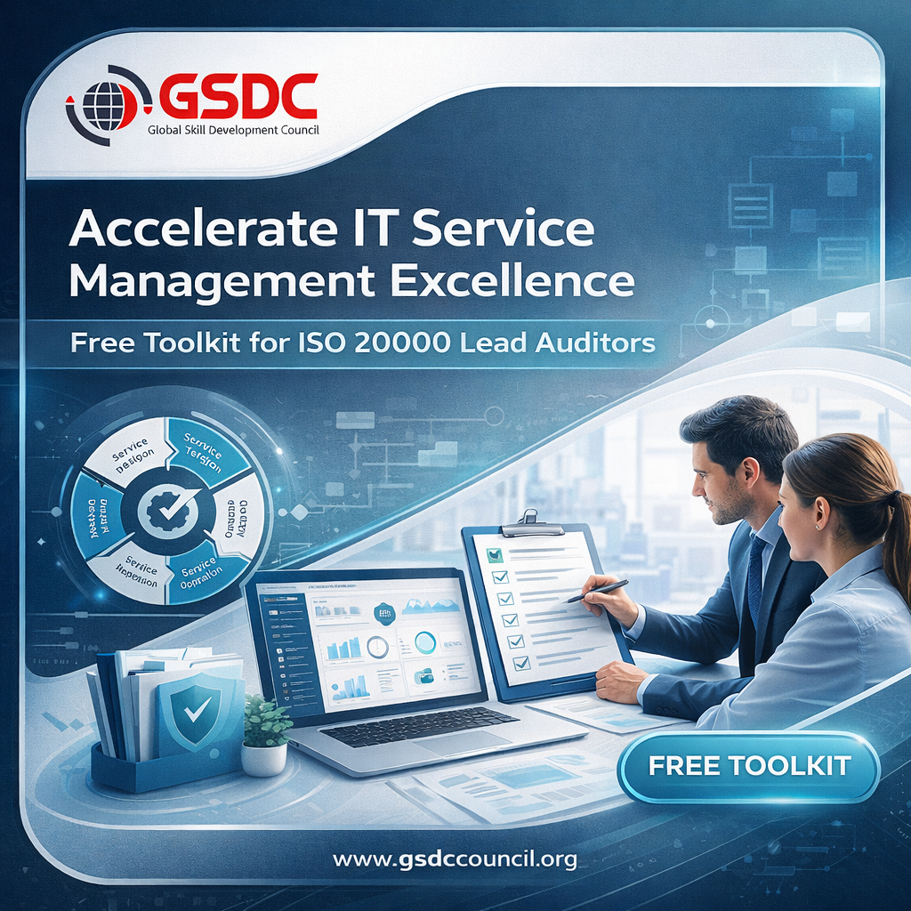 Accelerate IT Service Management Excellence – Free Toolkit for ISO 20000 Lead Auditors