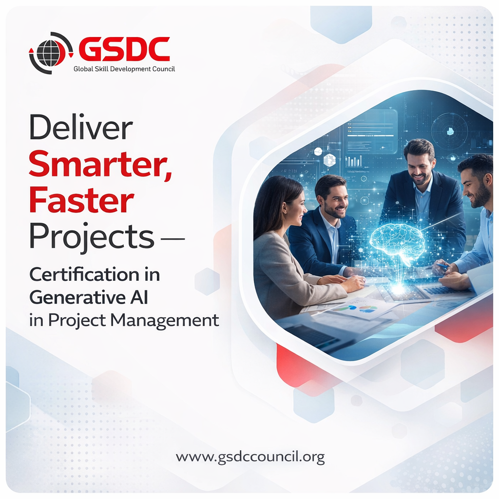 Deliver Smarter, Faster Projects – Certification in Generative AI in Project Management