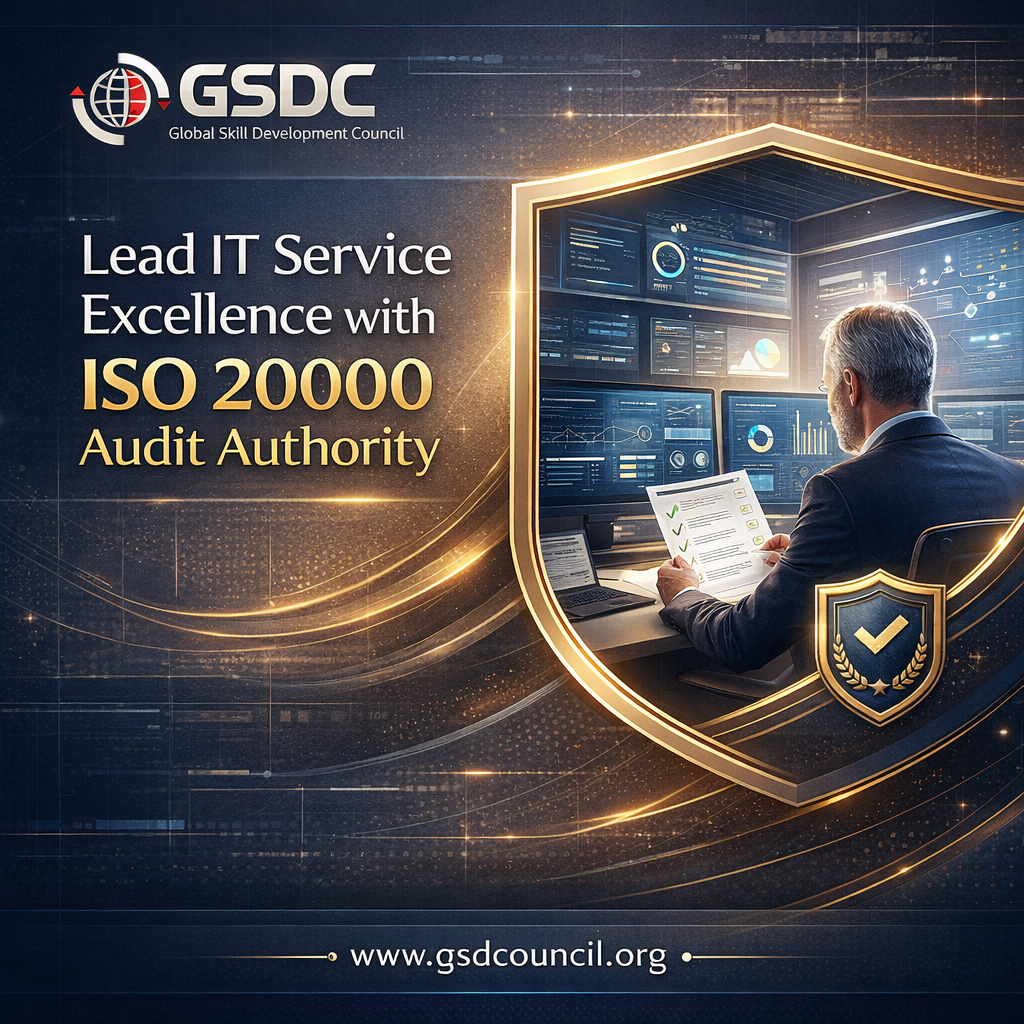 Lead IT Service Excellence with ISO 20000 Audit Authority