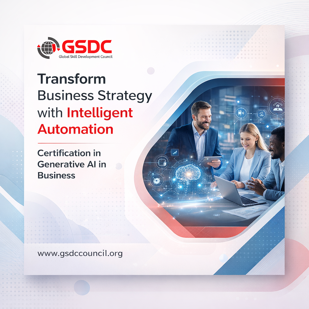 Transform Business Strategy with Intelligent Automation – Certification in Generative AI in Business