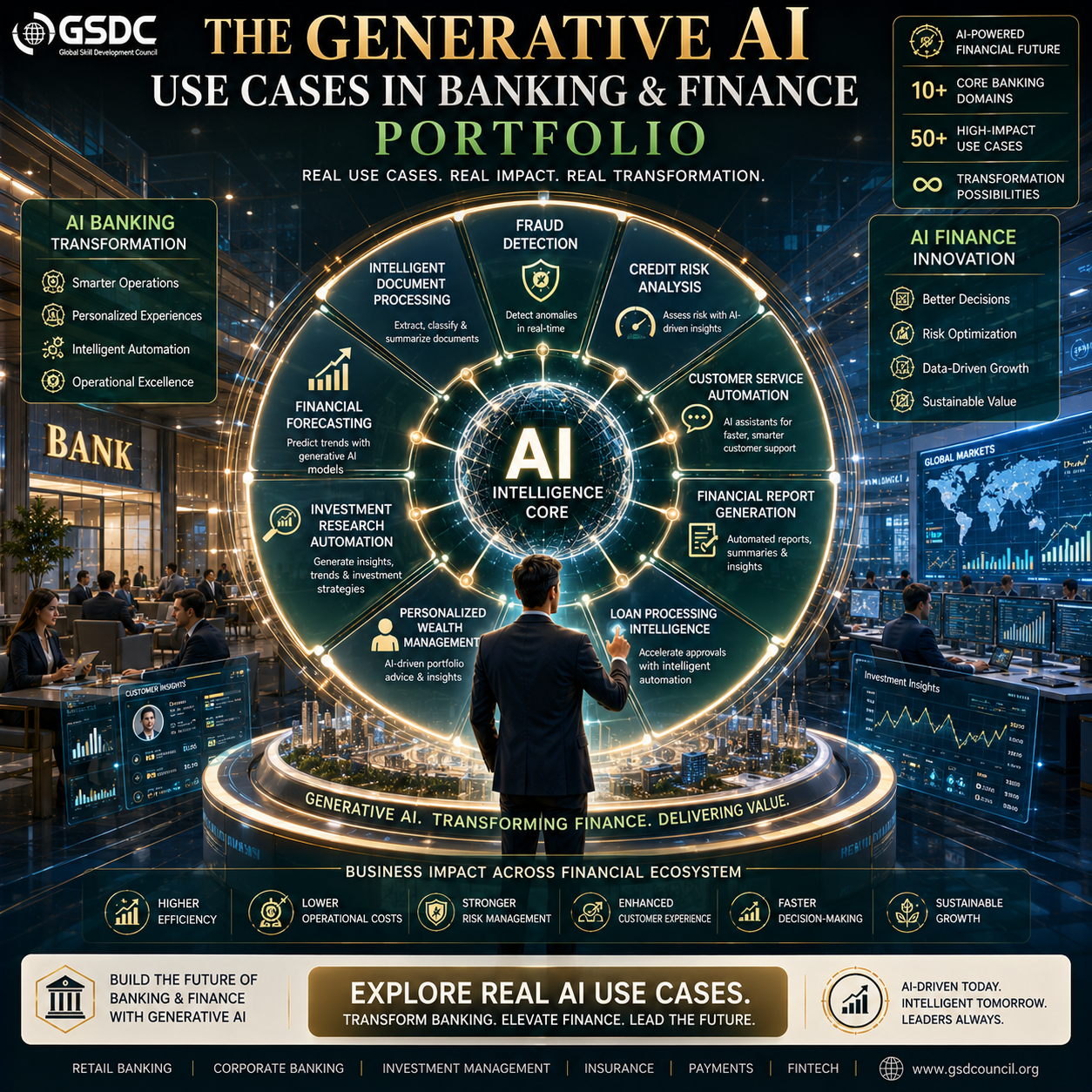 The generative ai use cases in banking & finance portfolio
