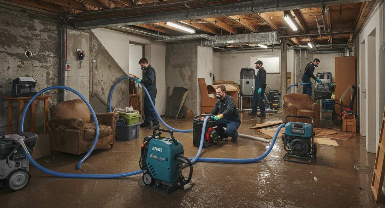 Umfassende Wasserschadensanierung in Hamburg
