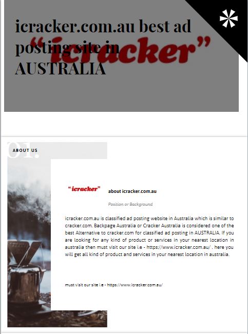 icracker.com.au best classified free ad posting site in Australia!