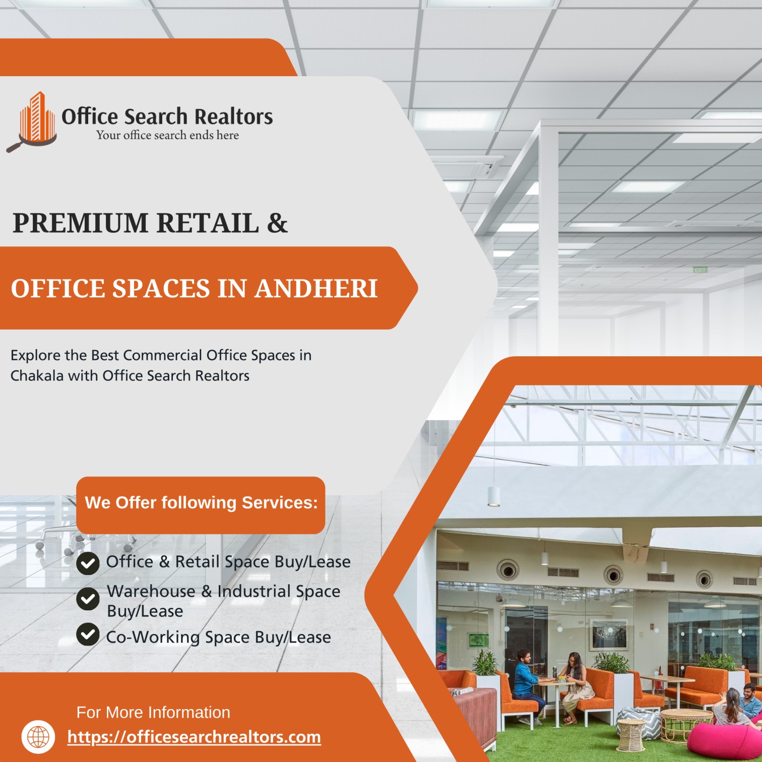 Office Space for Rent in Chakala — Find Your Ideal Workspace Today!