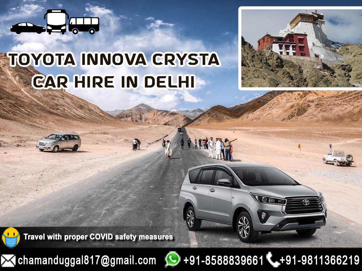 Hire Toyota Crysta in Delhi