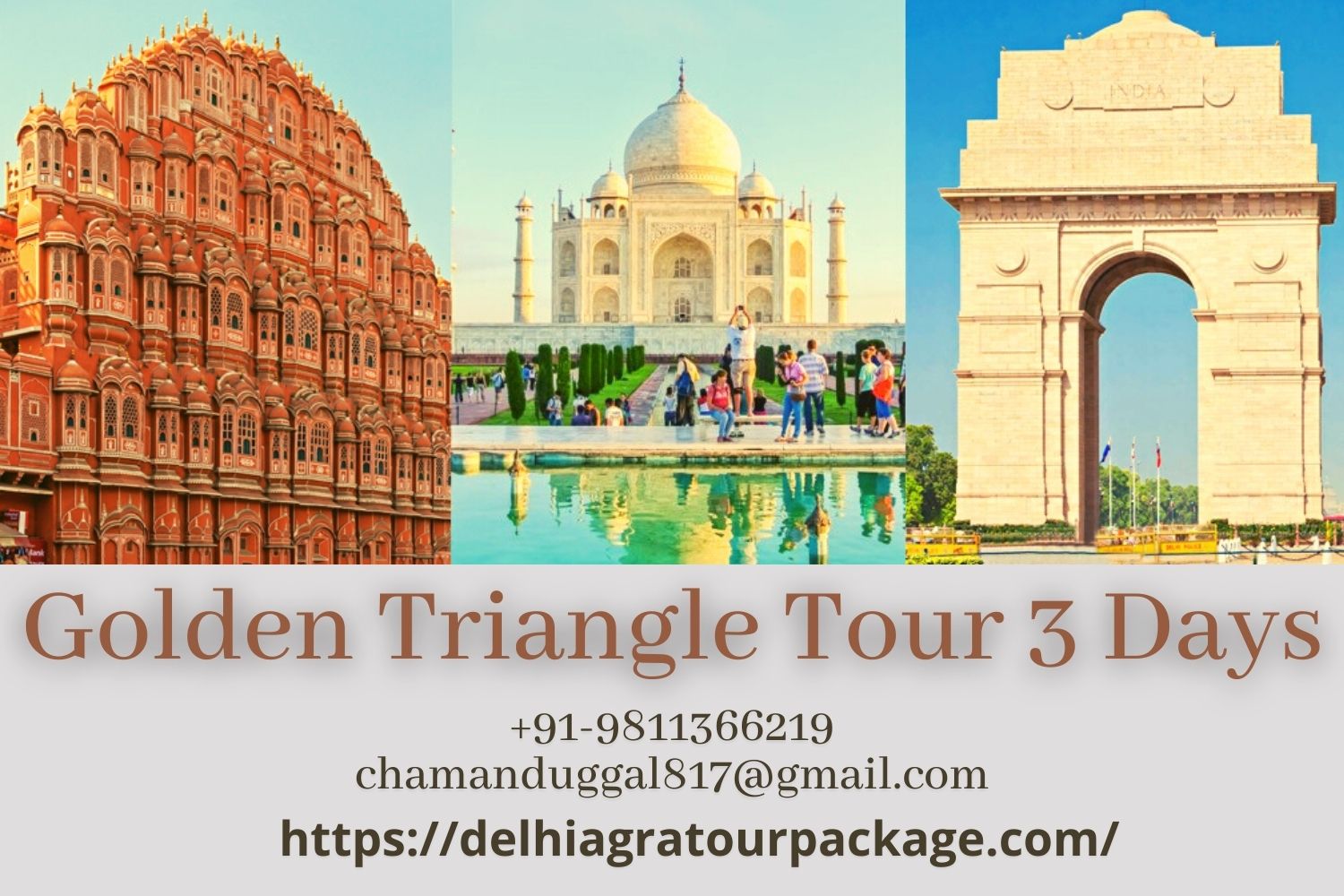 Delhi Agra Jaipur - Golden Triangle Tour 3 Days