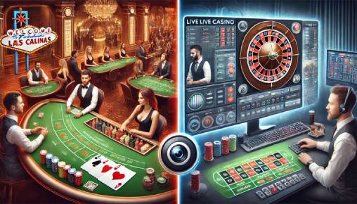 ความแตกต่างระหว่างเกมคาสิโนสดและเกมคาสิโนแบบโปรแกรม