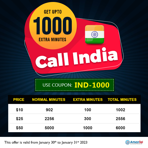 How to call India from USA and Canada