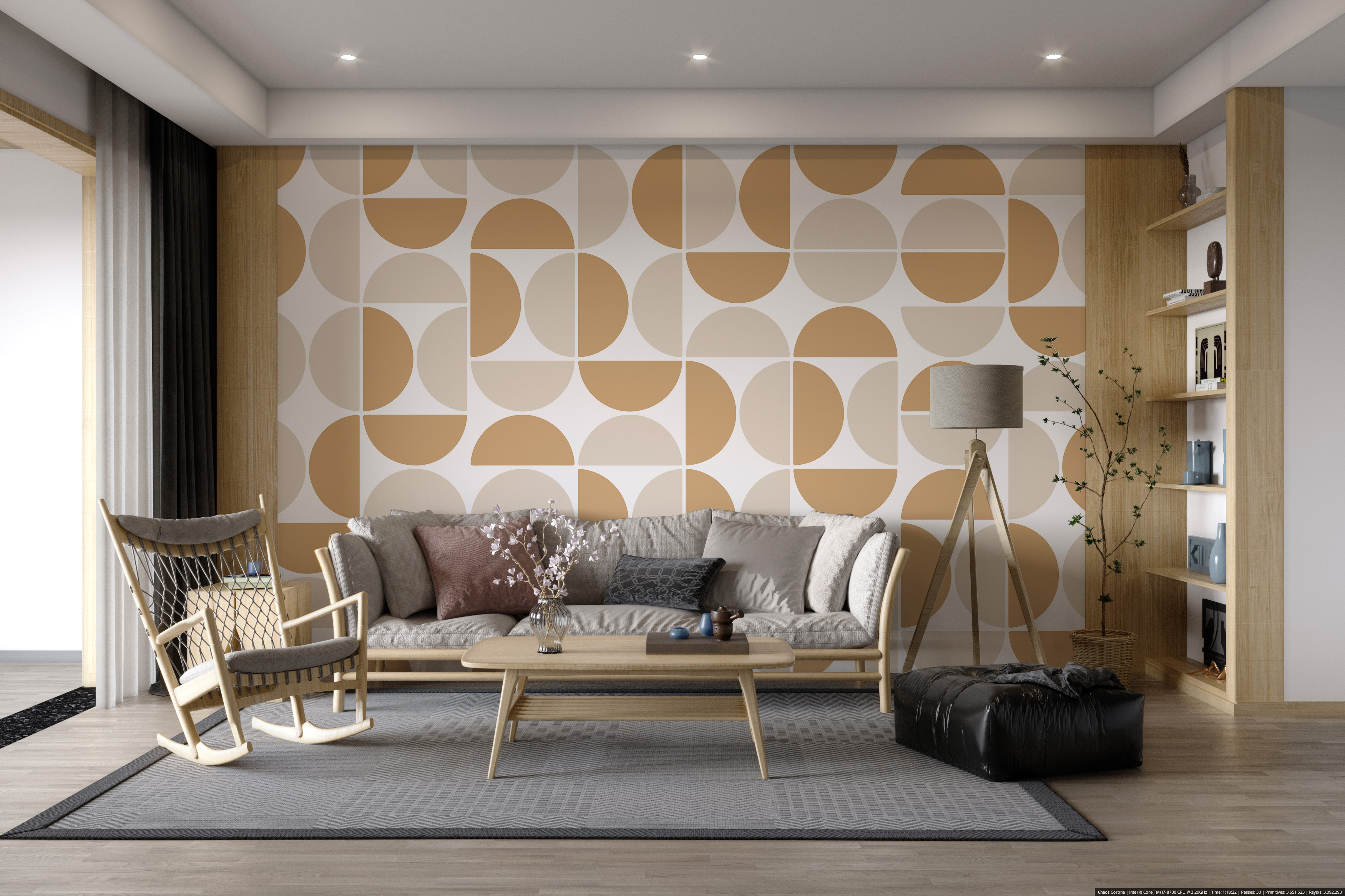 Chic & Simple: Peel and Stick Wallpaper Ideas for Every Living Room Mood