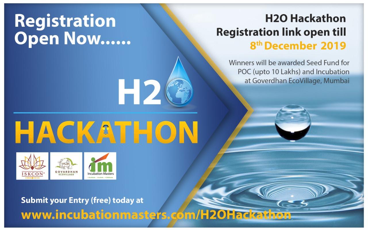 H20 Hackathon | Incubation Masters | incubationmasters.com