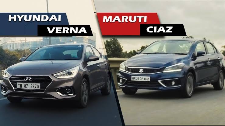 Hyundai Verna vs Maruti Suzuki Ciaz Comparison