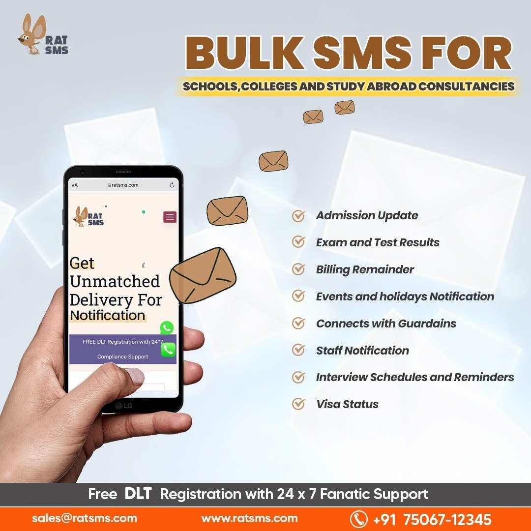 RAT SMS:  The Smart Choice for Bulk SMS Chennai
