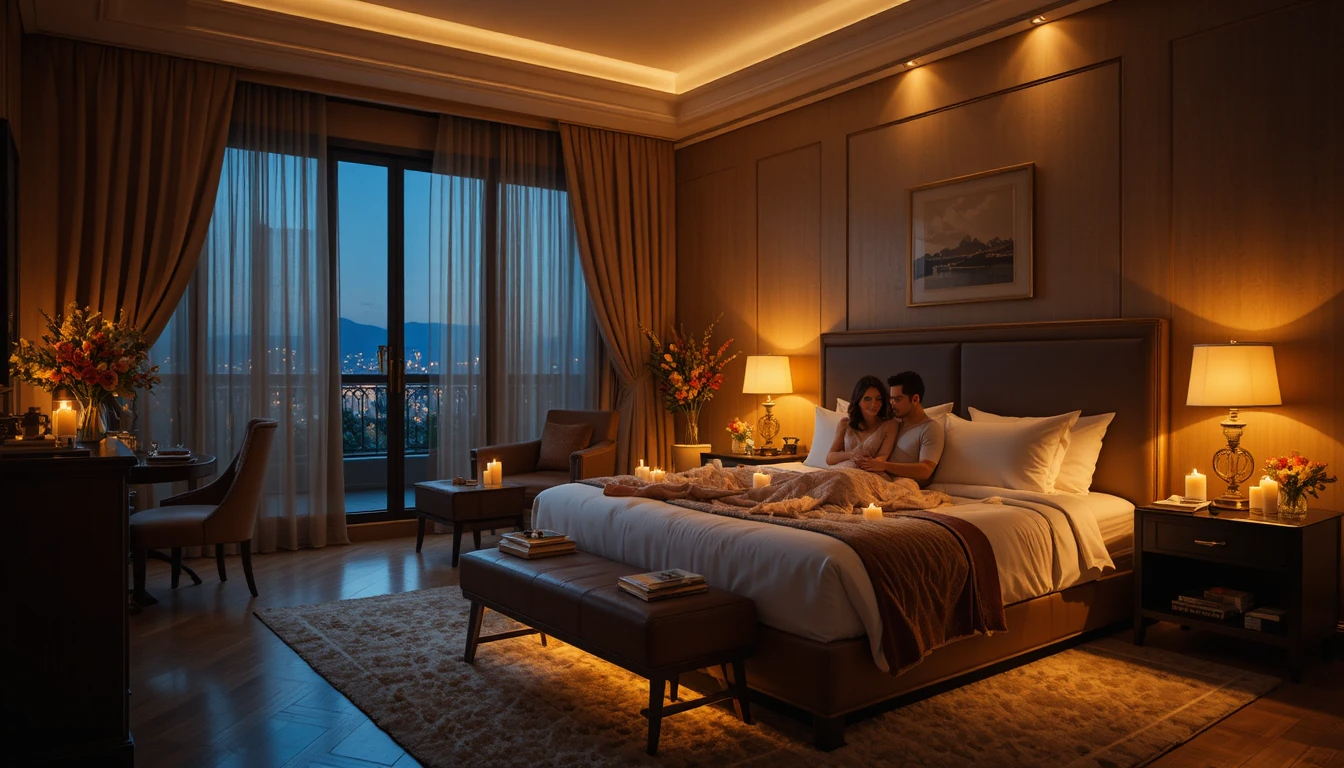 יצירת רגעים אינטימיים: מדריך רומנטיקה בחדר המלון