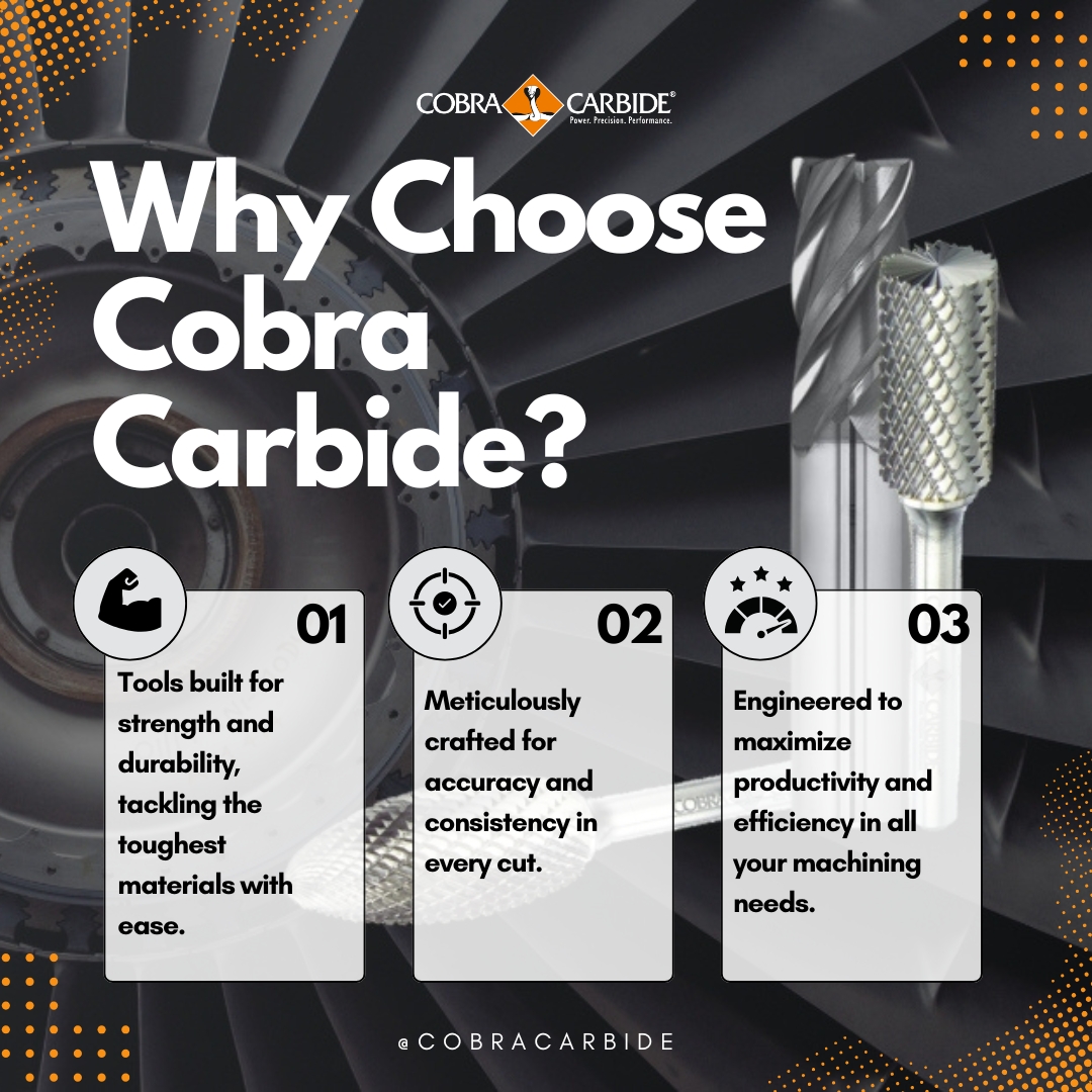 Achieve Precision and Durability with Cobra Carbide Burrs