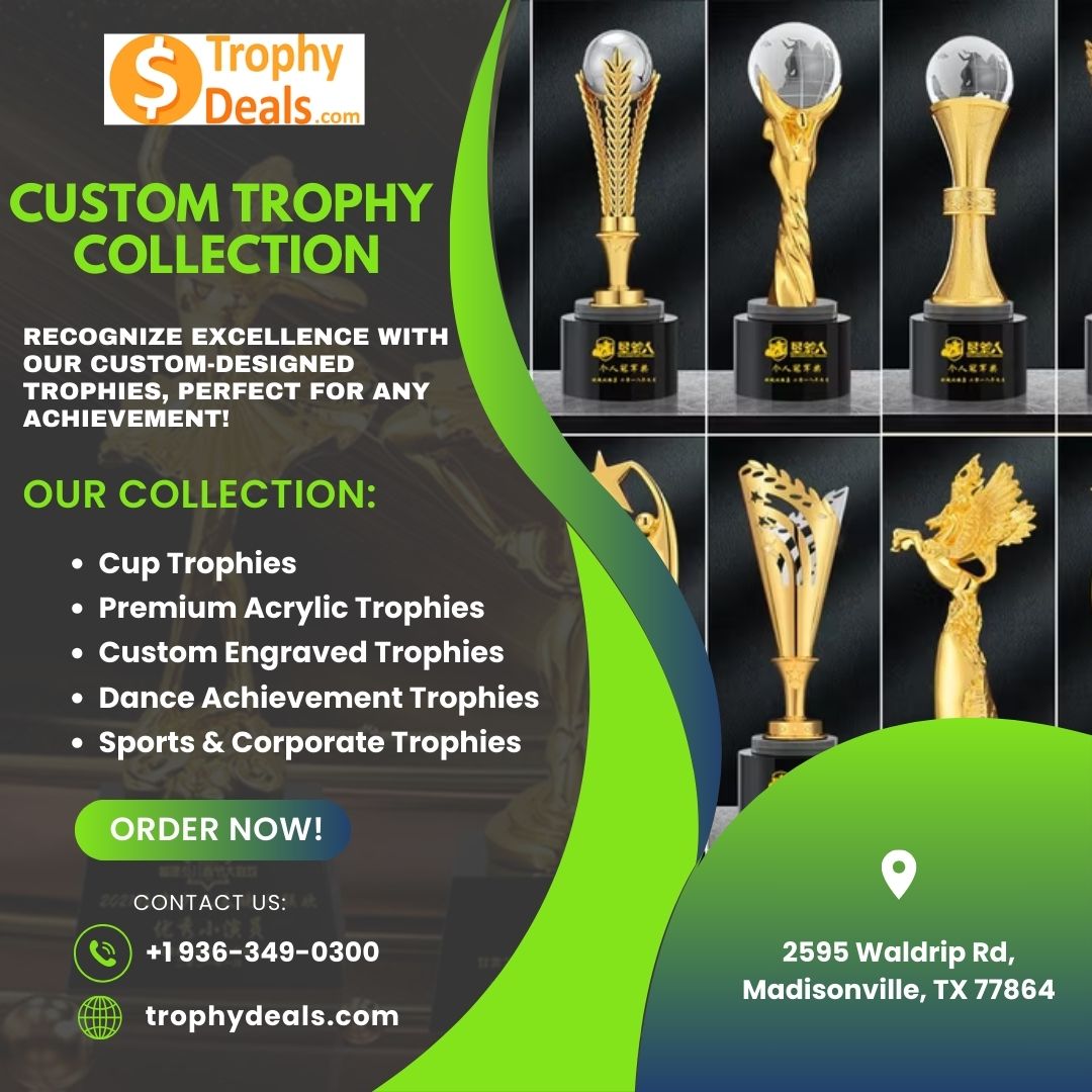 Celebrate Every Achievement with Personalized Trophies and Awards