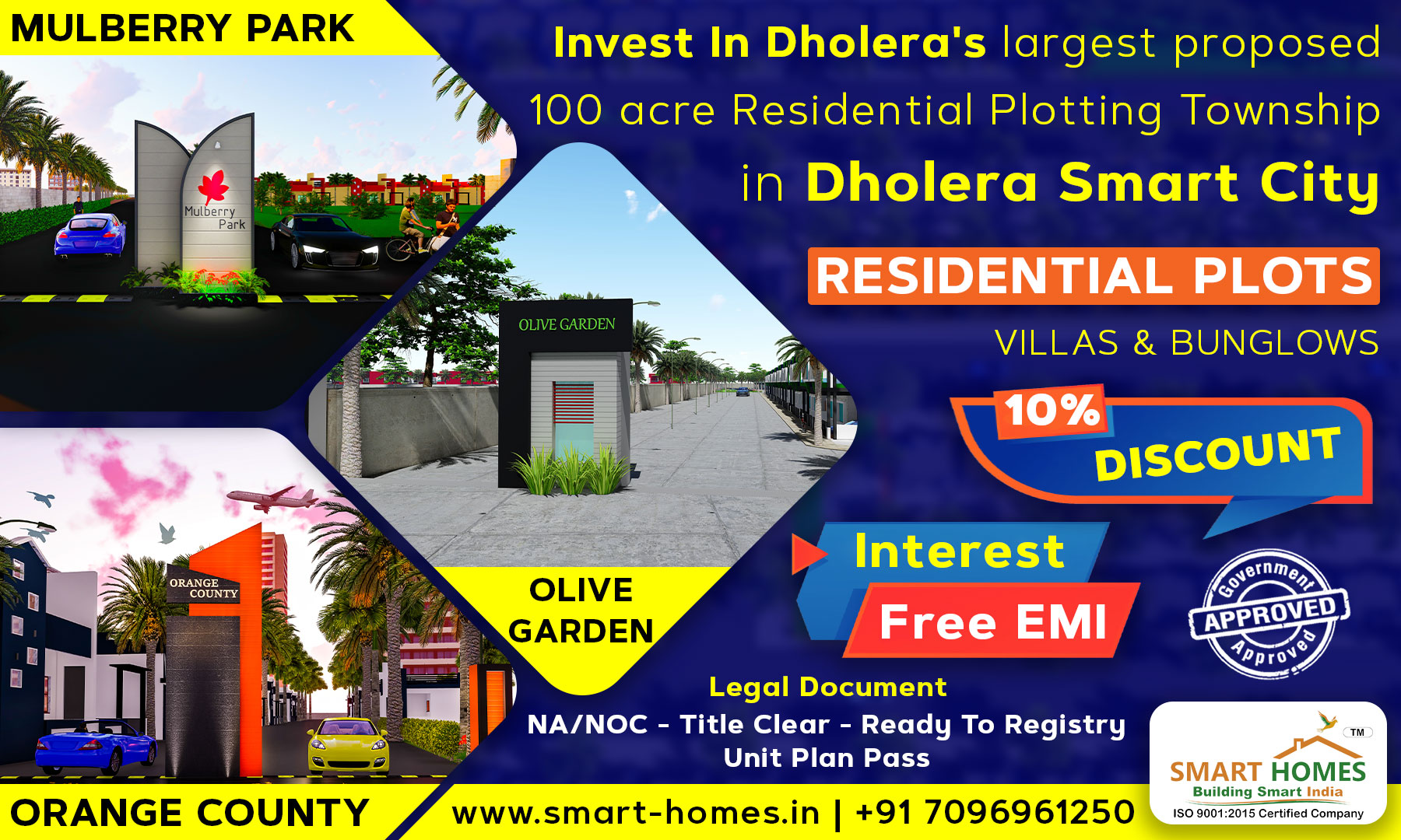 Dholera Smart City Initiative Leads to 100 Smart Cities of India