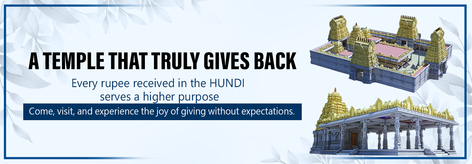 A Temple That Truly Gives Back