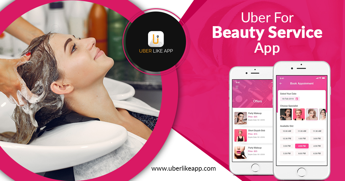 Choose our feature-rich Uber for beauty service app to launch your business