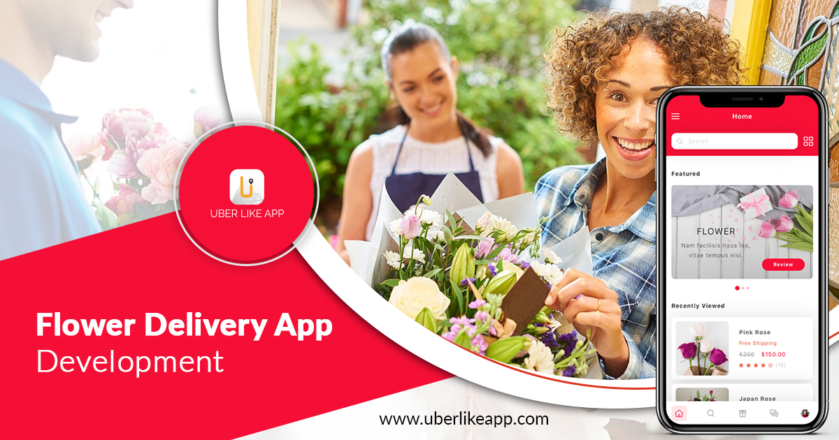 Optimized features on an Uber for flower delivery app