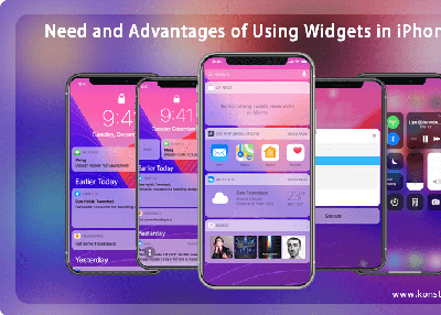 Need and Advantages of Using Widgets in iPhones