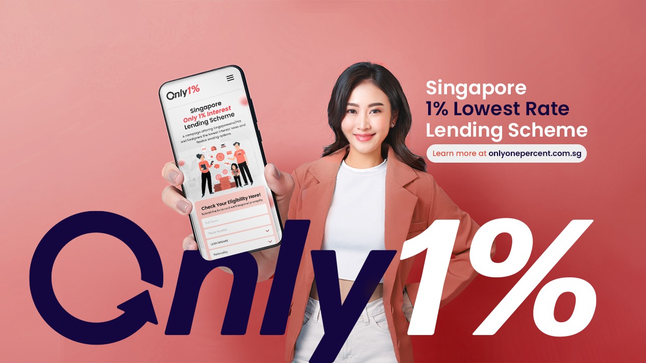 One Percent Loan | Only 1% Interest Loan Platform Singapore