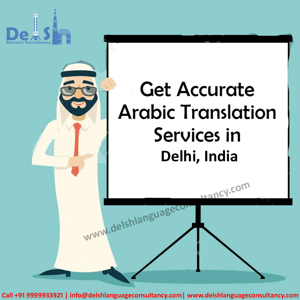 Know About Arabic Translation Services in Delhi, India?