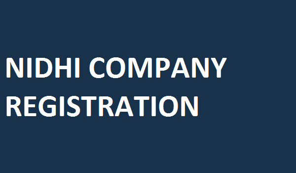 Nidhi Company Registration in India