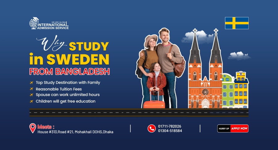 Study in Sweden from Bangladesh: University Admission, Scholarship & Tuition Fees