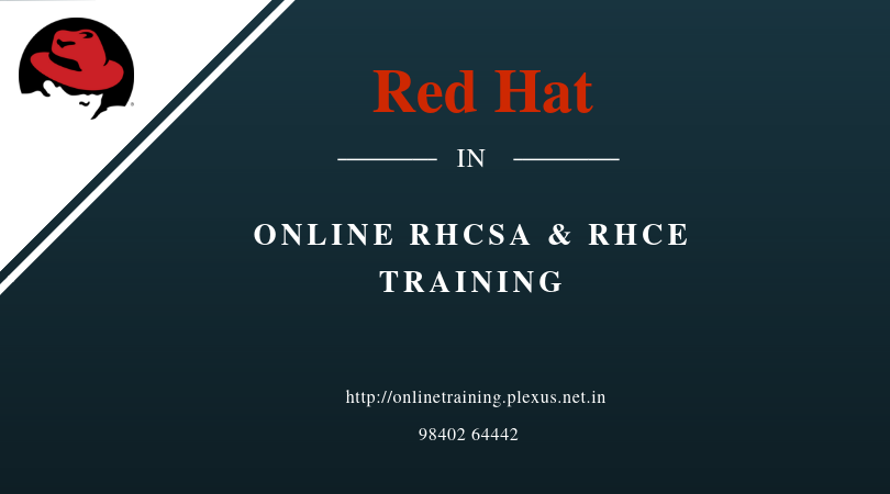 Red Hat #RHCSA & #RHCE Online Training