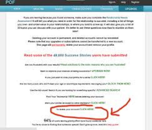How to Delete POF of Account Permanently