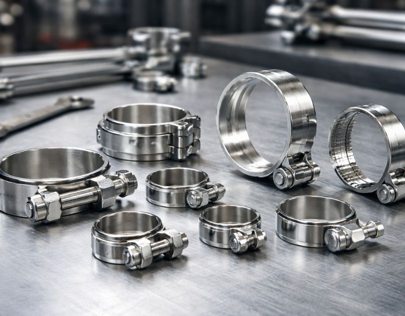 Stainless Steel Clamps for Industrial Use: Understanding SS 304, SS 316, and SS 321 Grades
