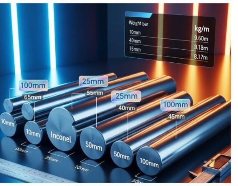 Free Inconel Round Bars Weight Chart in kg, mm, pdf: Complete Reference Guide for Industrial Applications