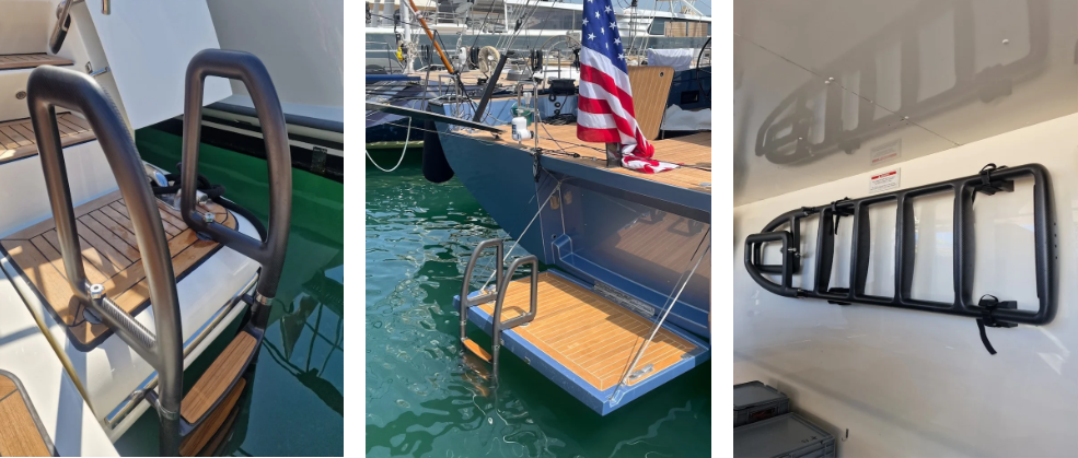 Swim Platform Ladder Innovations: Why Carbon Fibre Swim Ladders Lead the Future of Marine Boarding