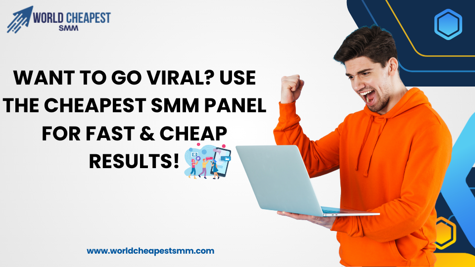 Want to Go Viral? Use the Cheapest SMM Panel for Fast & Cheap Results!