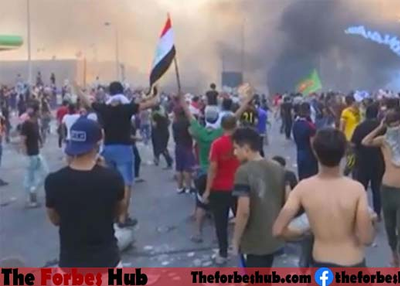 Masked Iraqi Security Forces Open Fire On Protesters, Killing 18
