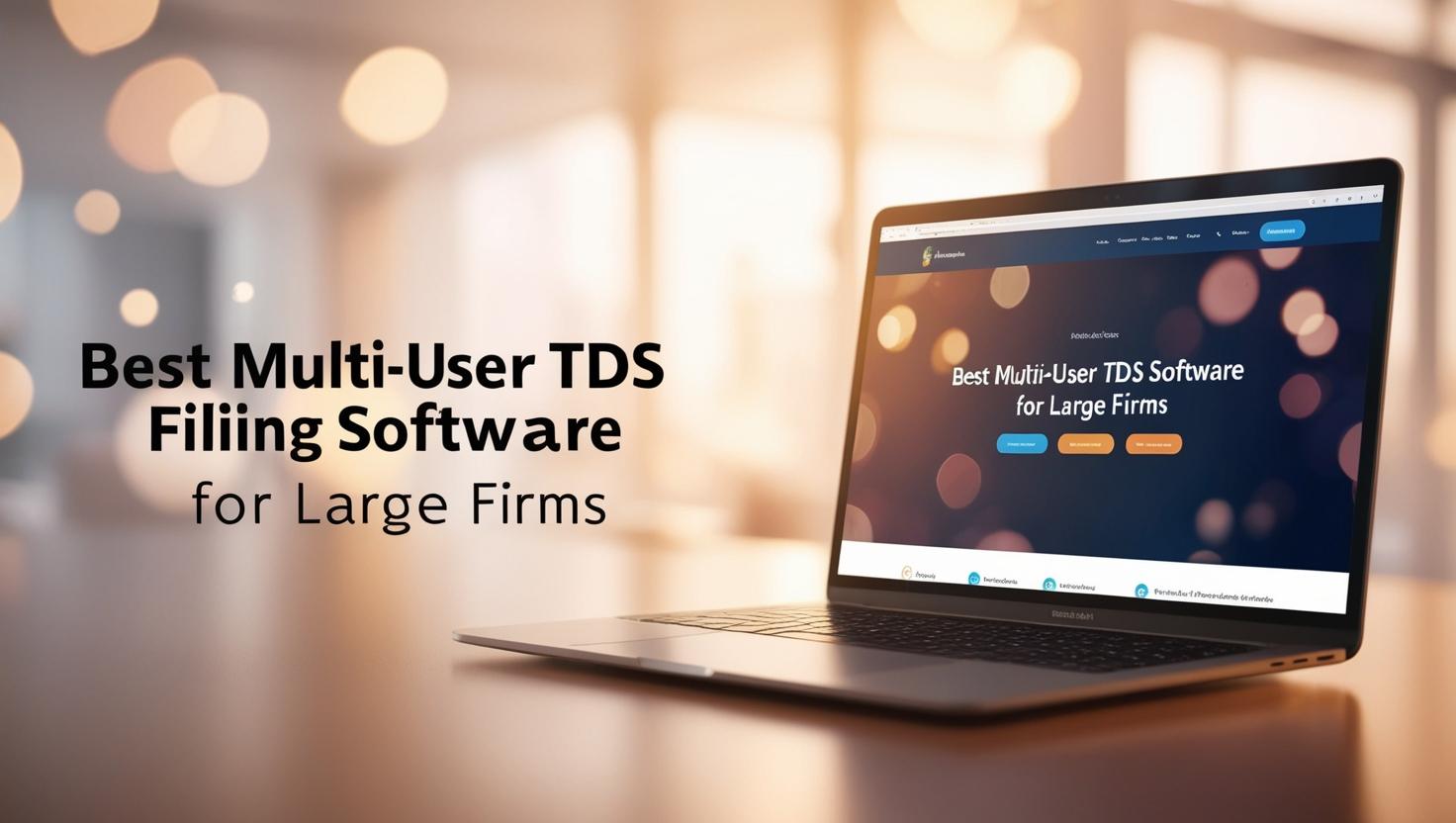 Best Multi-User TDS Filing Software for Large Firms