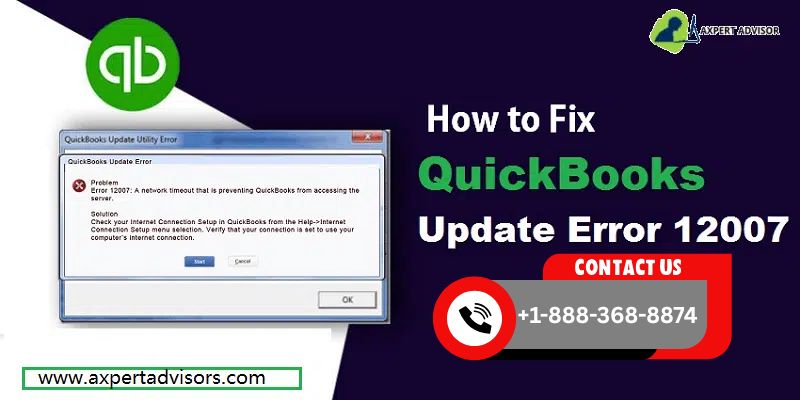 QuickBooks Update Error 12007: Easy Fix Guide