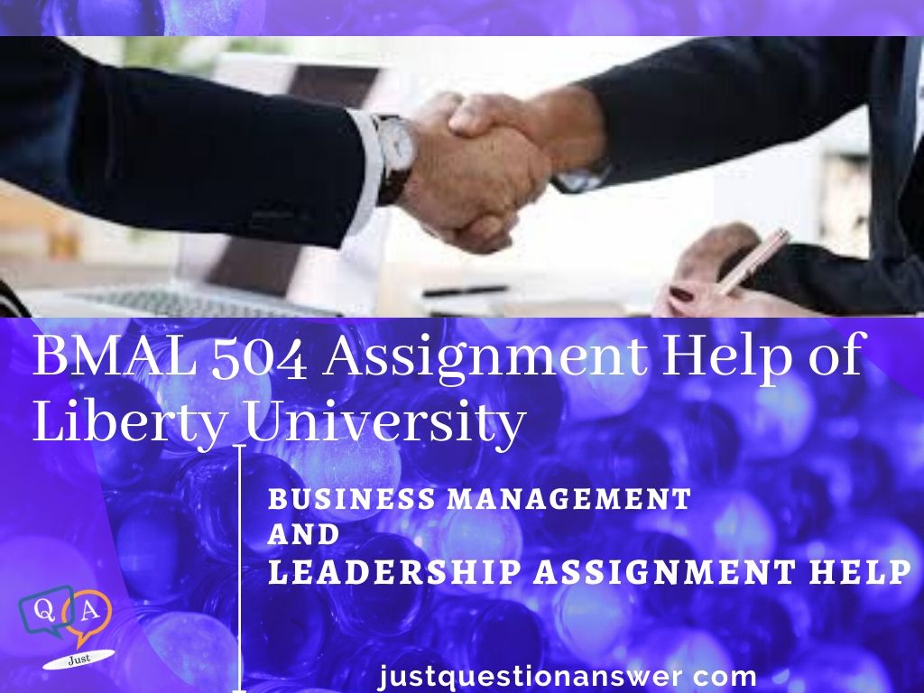 BMAL 504 Assignment Help | Liberty University