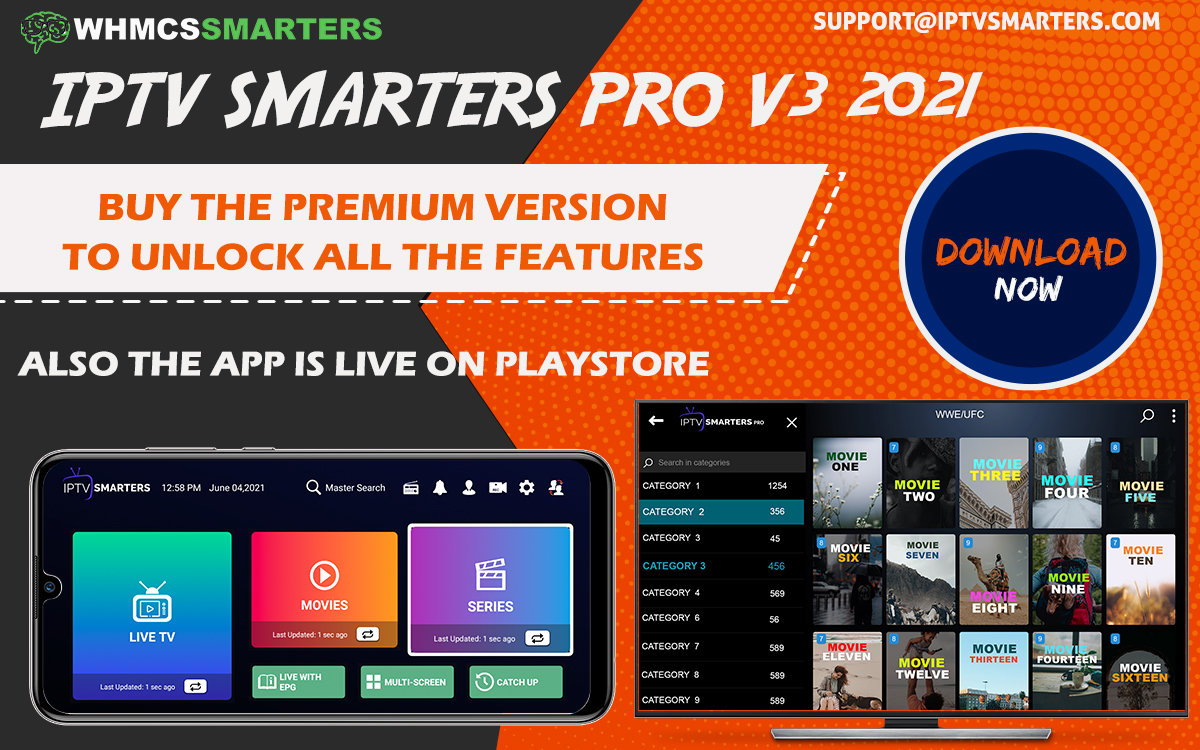 NEW IPTV SMARTERS PRO 2021 V3.0 LAUNCHED
