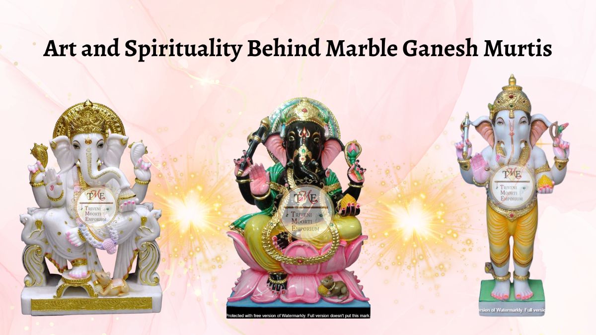 Art and Spirituality Behind Marble Ganesh Murtis