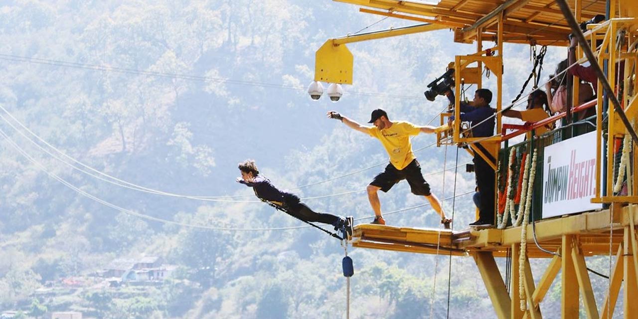 Bungee jumping rishikesh price