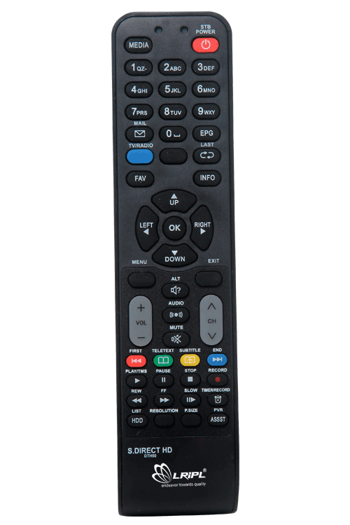Buy Sun Direct HD DTH Remote Control (black) Online in India