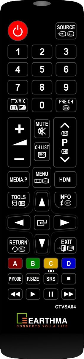 Buy Samsung TV Universal Remote Control Online in India - Earthma.com