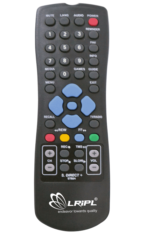 Buy Sun Direct Plus DTH Remote Control (Black) Online in India