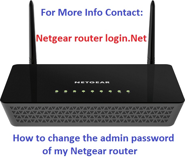 How to change the admin password of my Netgear Router