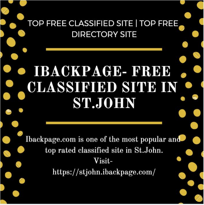 Ibackpage- Free Classified Site in St.John